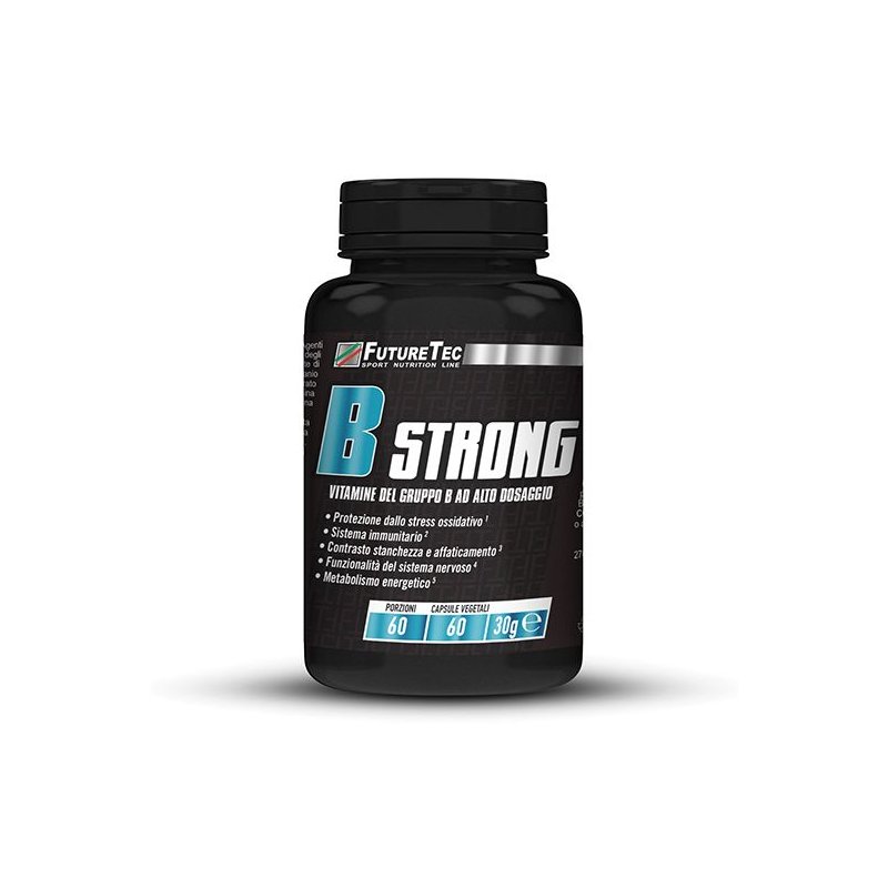 Vendita online INTEGRATORE ALIMENTARE B-STRONG 60 CAPSULE costo  15,00 €  spedizione in 24h