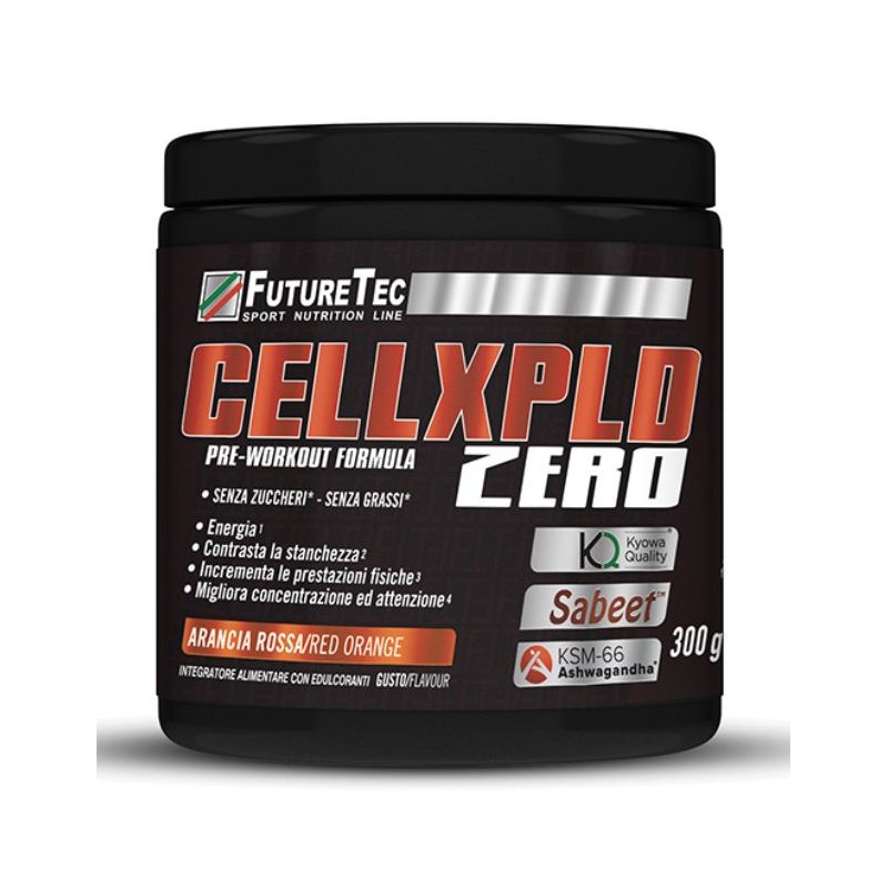 Vendita online INTEGRATORE PER LO SPORT CELLXPLD ZERO 300G ARANCIA ROSSA costo  30,00 €  spedizione in 24h