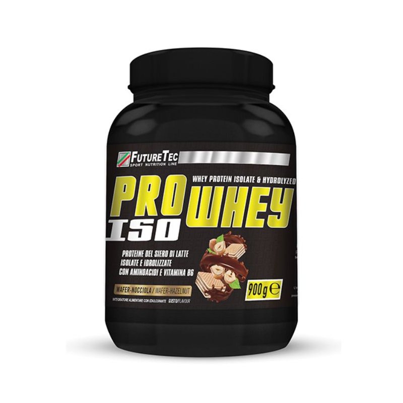 Vendita online INTEGRATORE ALIMENTARE PRO WHEY ISO 900G WAFER-NOCCIOLA costo  40,00 €  spedizione in 24h