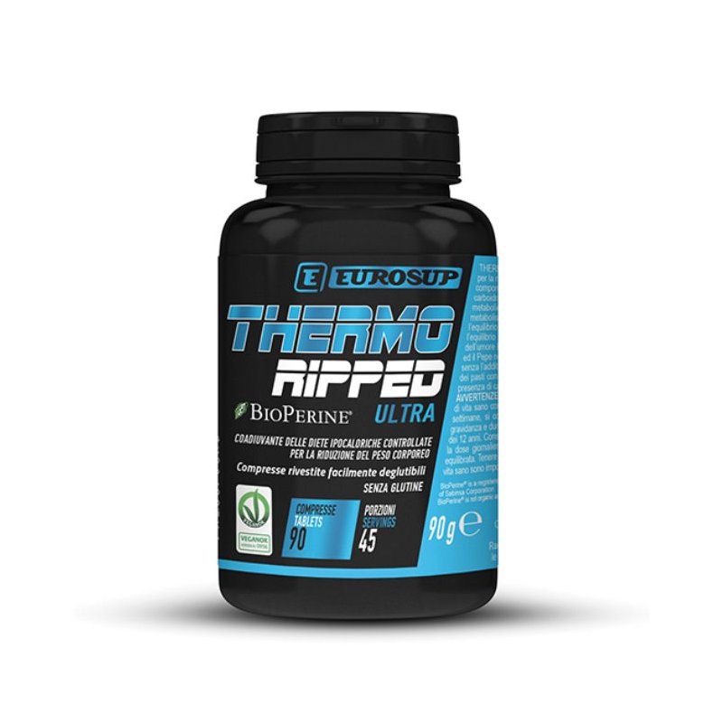 Vendita online INTEGRATORE PER LO SPORT THERMO RIPPED 90 COMPRESSE costo  30,00 €  spedizione in 24h