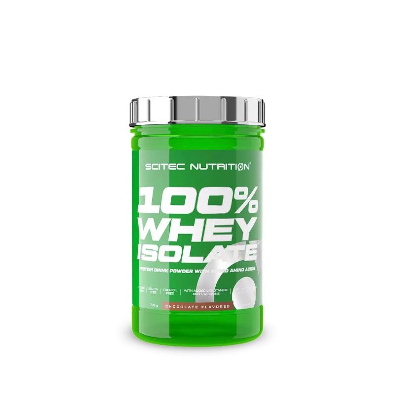 Vendita online INTEGRATORE ALIMENTARE 100% WHEY ISOLATE 700G CHOCOLATE costo  35,00 €  spedizione in 24h