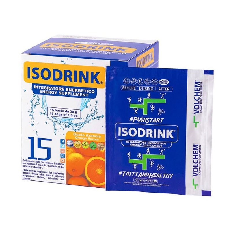 Vendita online INTEGRATORE ALIMENTARE ISO DRINK 15 BUSTINE DA 30G ARANCIA costo  13,00 €  spedizione in 24h