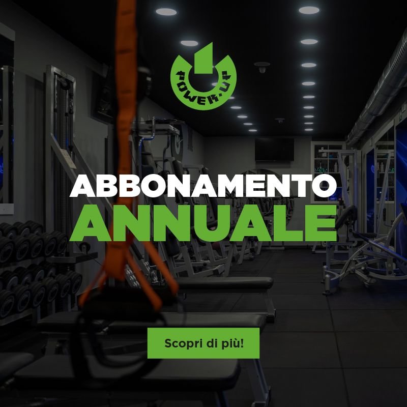 Vendita online PALESTRA POWER UP ABBONAMENTO 12 MESI costo  350,00 €  spedizione in 24h