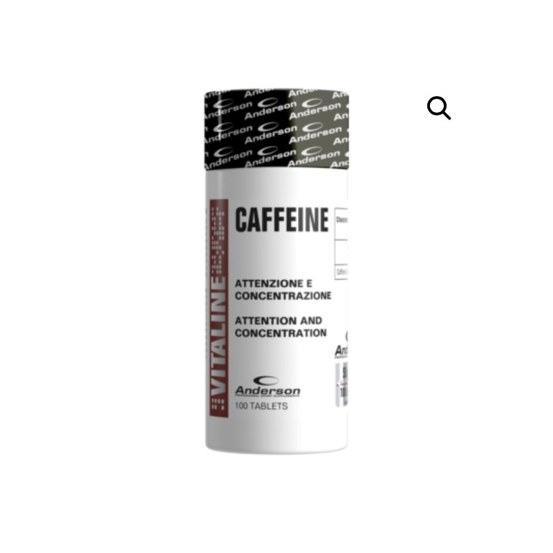 Vendita online INTEGRATORE ALIMENTARE CAFFEINE 100 TABLETS costo  15,00 €  spedizione in 24h