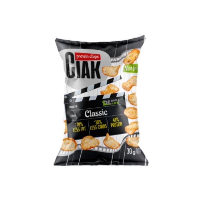 Vendita online INTEGRATORE ALIMENTARE CIAK PROTEIN CHIPS 30G CLASSIC costo  2,00 €  spedizione in 24h