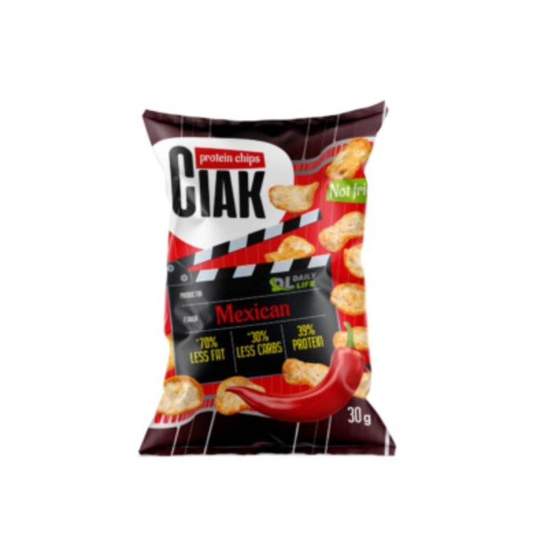 Vendita online INTEGRATORE ALIMENTARE CIAK PROTEIN CHIPS 30G MEXICAN costo  2,00 €  spedizione in 24h