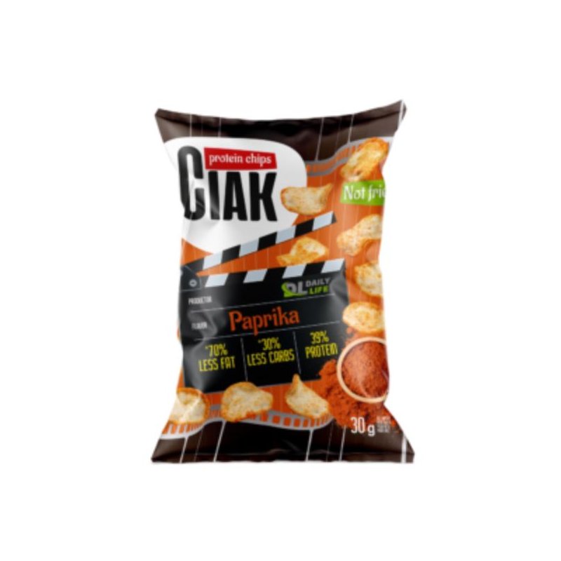 Vendita online INTEGRATORE ALIMENTARE CIAK PROTEIN CHIPS 30G PAPRIKA costo  2,00 €  spedizione in 24h