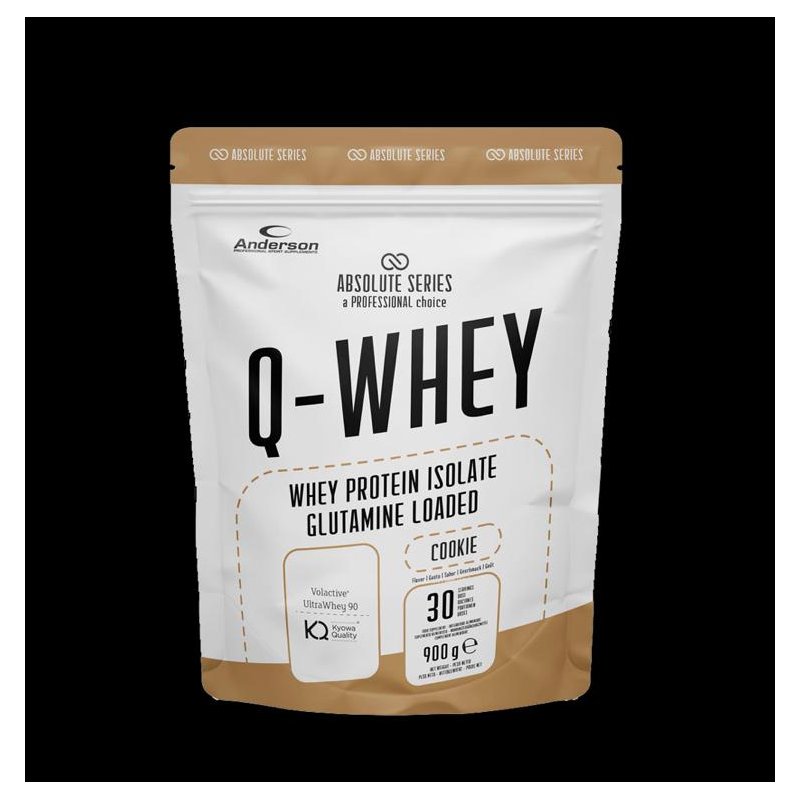 Vendita online INTEGRATORE ALIMENTARE Q-WHEY 900G COOKIE costo  45,00 €  spedizione in 24h