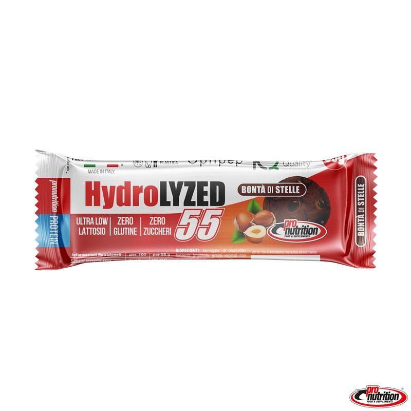 Vendita online INTEGRATORE ALIMENTARE HYDROLYZED BAR 55% 55G BONTA DI STELLE costo  2,50 €  spedizione in 24h