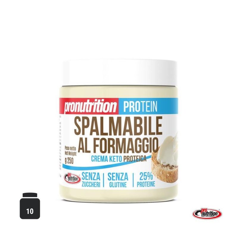 Vendita online INTEGRATORE ALIMENTARE SPALMABILE AL FORMAGGIO PROTEICA 250G costo  9,00 €  spedizione in 24h