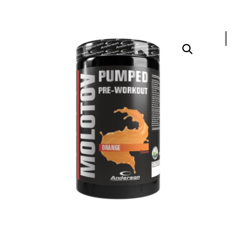 Vendita online INTEGRATORE PER LO SPORT MOLOTOV PUMPED 600G ORANGE costo  35,00 €  spedizione in 24h