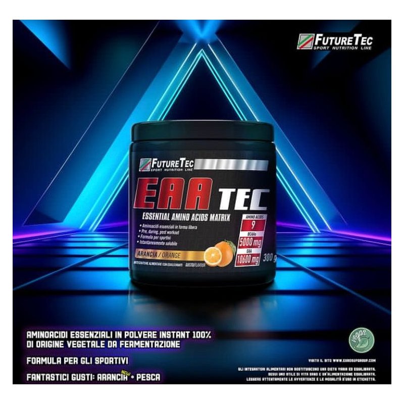 Vendita online INTEGRATORE PER LO SPORT EAA TEC 300G ARANCIA costo  30,00 €  spedizione in 24h