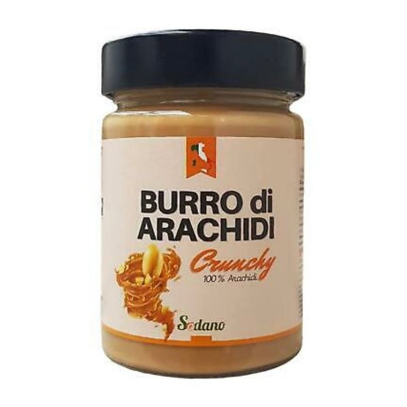 Vendita online INTEGRATORE ALIMENTARE BURRO DI ARACHIDI 550G CRUNCHY costo  8,00 €  spedizione in 24h