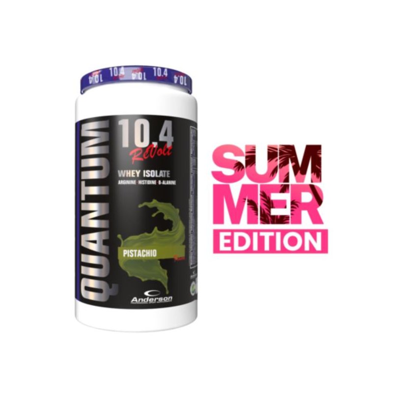 Vendita online INTEGRATORE ALIMENTARE QUANTUM 10.4 ISOLATE 800G PISTACHIO costo  45,00 €  spedizione in 24h