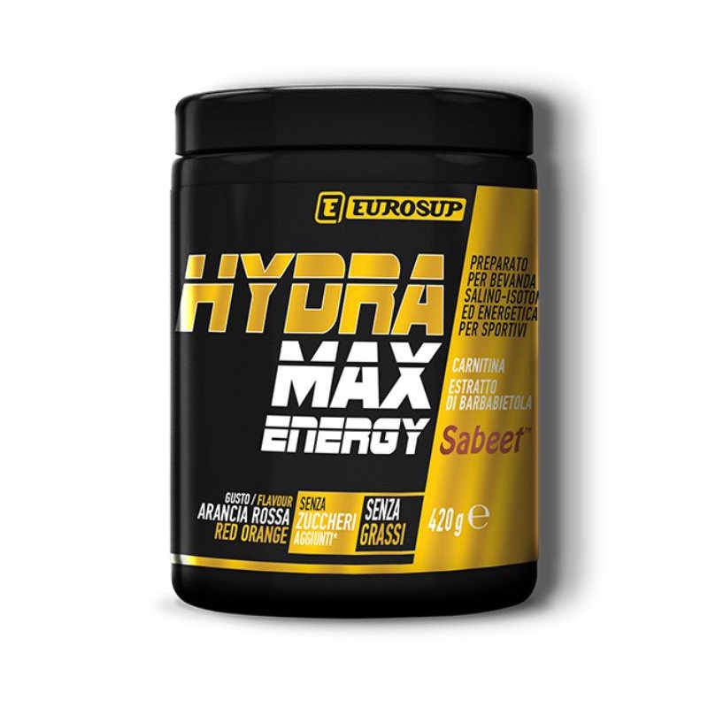 Vendita online INTEGRATORE ALIMENTARE HYDRA MAX ENERGY 420G ARANCIA ROSSA costo  15,00 €  spedizione in 24h