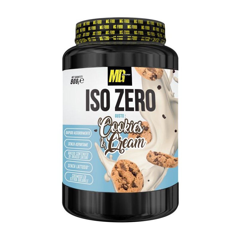 Vendita online INTEGRATORE ALIMENTARE ISO ZERO 908G COOKIES & CREAM costo  45,00 €  spedizione in 24h