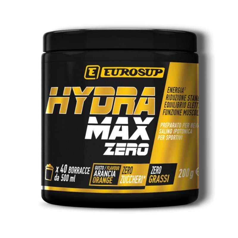 Vendita online INTEGRATORE ALIMENTARE HYDRA MAX ZERO 200G ARANCIA costo  15,00 €  spedizione in 24h