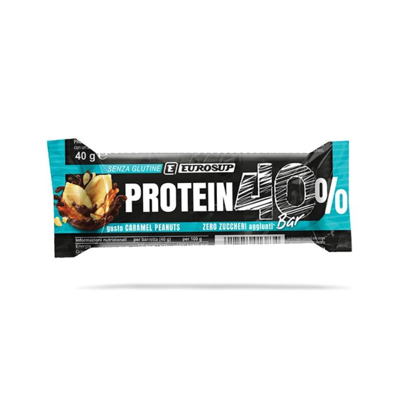 Vendita online INTEGRATORE ALIMENTARE PROTEIN BAR 40% 40G CARAMEL PEANUTS costo  2,50 €  spedizione in 24h