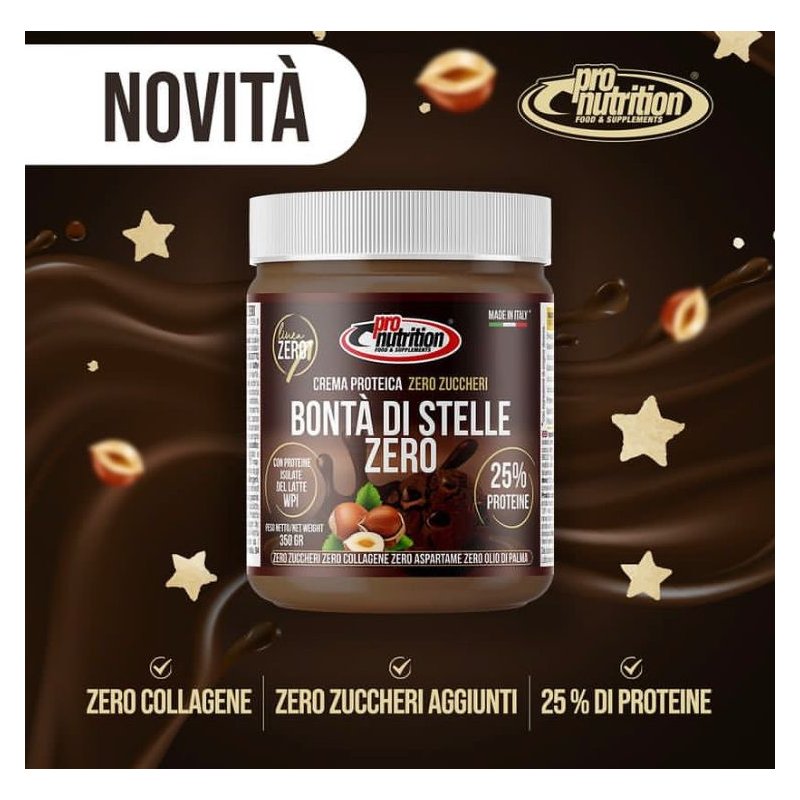 Vendita online INTEGRATORE ALIMENTARE BONTA DI STELLE ZERO 350G costo  8,00 €  spedizione in 24h