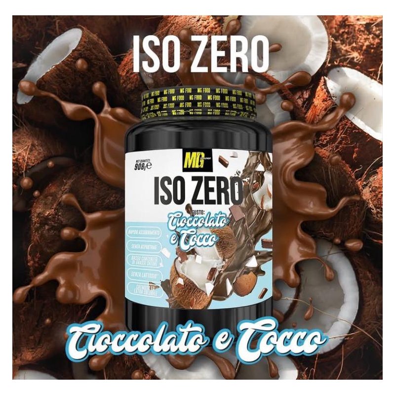 Vendita online INTEGRATORE ALIMENTARE ISO ZERO 908G CIOCCOLATO E COCCO costo  45,00 €  spedizione in 24h