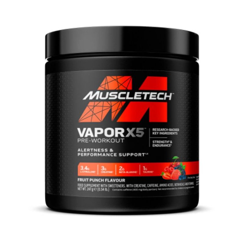 Vendita online INTEGRATORE PER LO SPORT VAPORX5 247G FRUIT PUNCH costo  35,00 €  spedizione in 24h