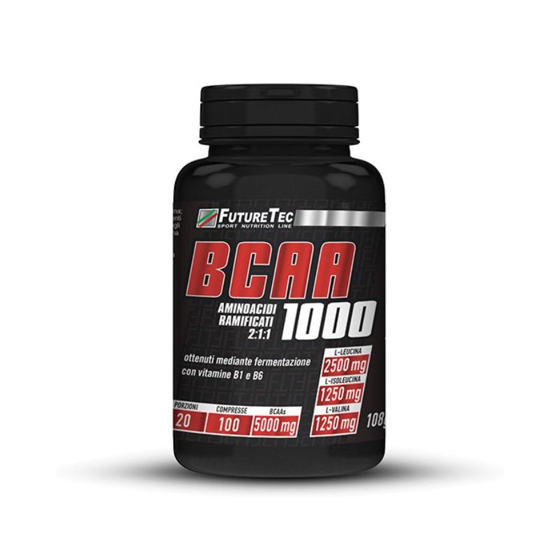 Vendita online INTEGRATORE PER LO SPORT BCAA 1000 100 TABLETS costo  15,00 €  spedizione in 24h