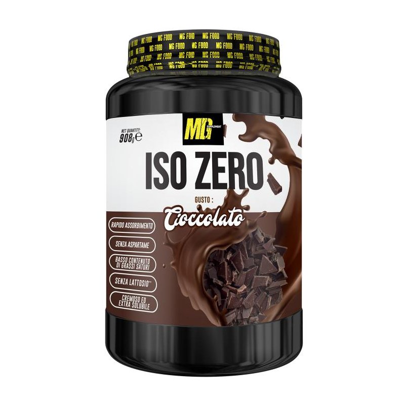 Vendita online INTEGRATORE ALIMENTARE ISO ZERO 908G CIOCCOLATO costo  45,00 €  spedizione in 24h